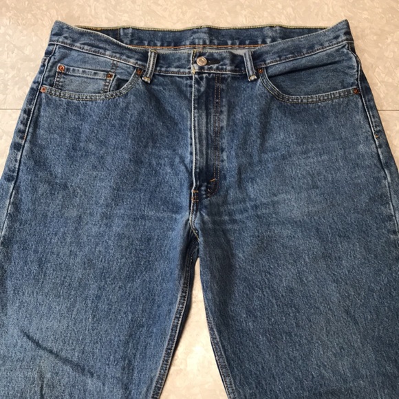 Levi's 550 Men’s Relaxed Fit Tapered Jeans / 100% Cotton / Non-Stretch  38/30 - Picture 2 of 11